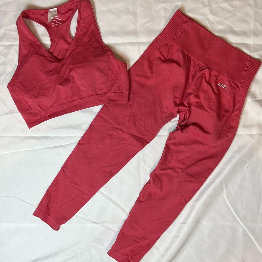 AYBL Vibrant Red Activewear Set xl